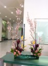 Welcoming ikebana arrangement